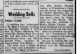 Wedding announcement in 'Western Star' 1942-11-06 Wedding announcement in 'Western Star' 1942-11-06