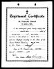 Pat Lewis baptism certificate